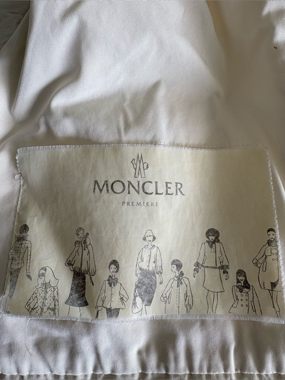 Vintage Moncler Première Rain Jacket with Black Scarf Accent, M (2) - Picture 5 of 16